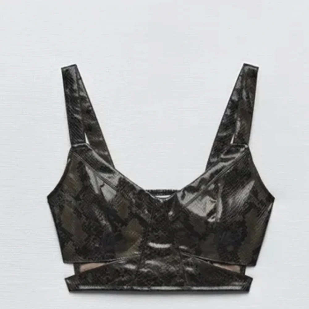 ZARA ANIMAL PRINT CUT OUT TOP 8741/277 - Picture 1 of 8